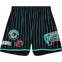 Mitchell & Ness pour homme Black Vancouver Grizzlies Hardwood Classics City Collection Short