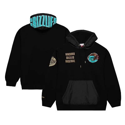 CCO VncGrz NBA HOMMES TEAM OG 2.0 FLEECE HOODIE VINTAGE LOGO SWTMENHOD FPHD7112-VGRYYPPPBLCK #22