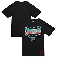 T-shirt noir lumineux pour homme Mitchell & Ness Vancouver Grizzlies Worldwide Collection