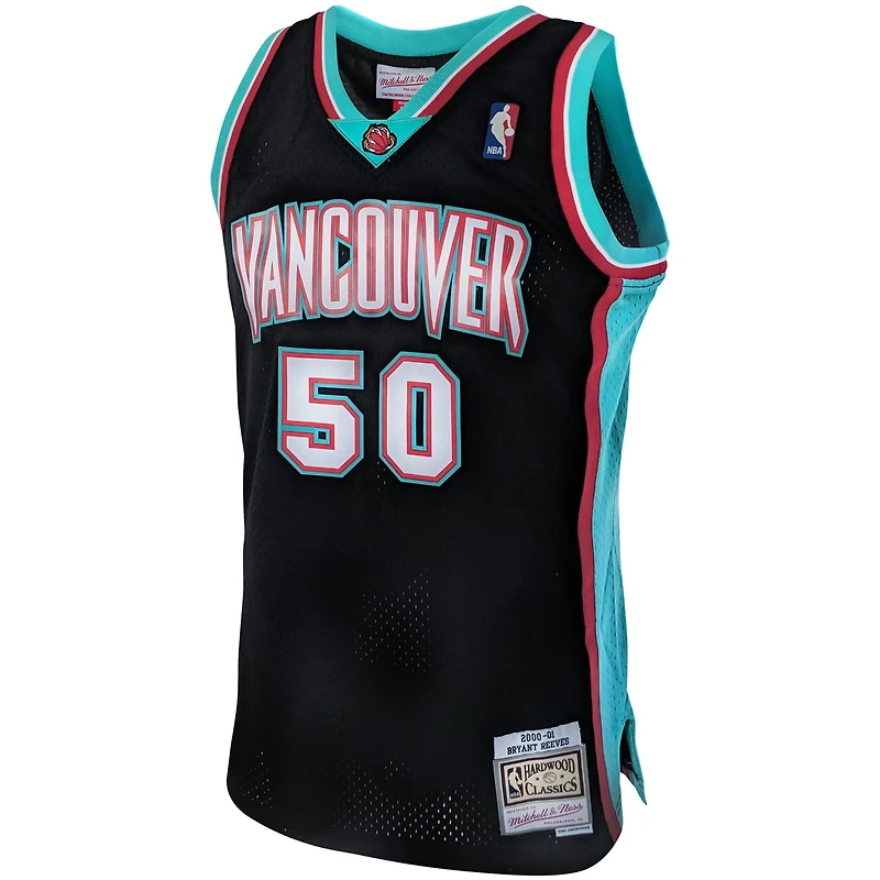 Maillot homme Mitchell & Ness Bryant Reeves Black Vancouver Grizzlies Hardwood Classics 2000 Swingman