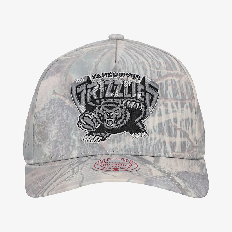 Men's Mitchell & Ness Camo Vancouver Grizzlies Pro Pinch Adjustable Hat