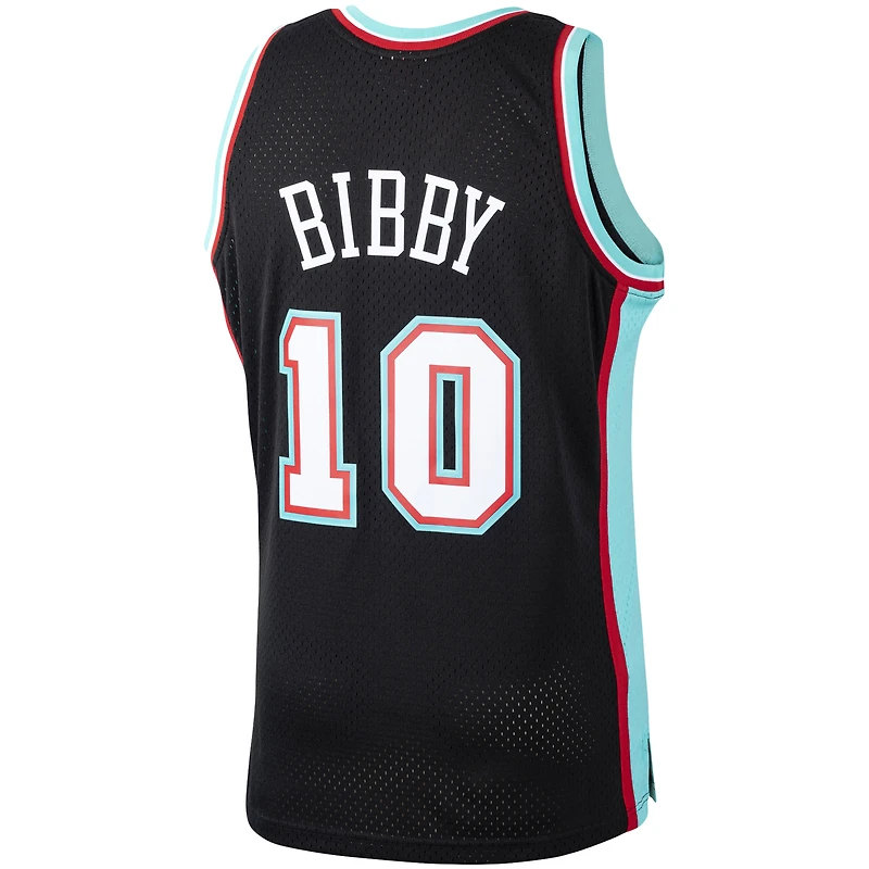 Men's Mitchell & Ness Mike Bibby Black Vancouver Grizzlies 2000/01 Hardwood Classics Swingman Jersey