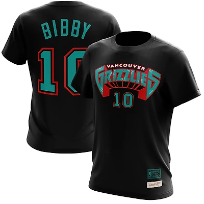 Mitchell & Ness Mike Bibby Black Vancouver Grizzlies - T-shirt Lost on Mars Reload avec nom et numéro