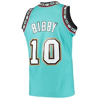Maillot Swingman Mitchell & Ness Mike Bibby Turquoise Vancouver Grizzlies Hardwood Classics pour hommes