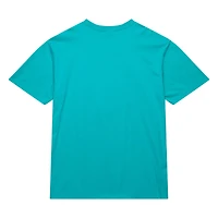 T-shirt premium pour hommes Mitchell & Ness Turquoise Vancouver Grizzlies Hardwood Classics Neon Nights
