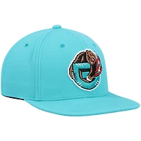 Men's Mitchell & Ness Turquoise Vancouver Grizzlies Hardwood Classics Team Ground 2.0 Snapback Hat