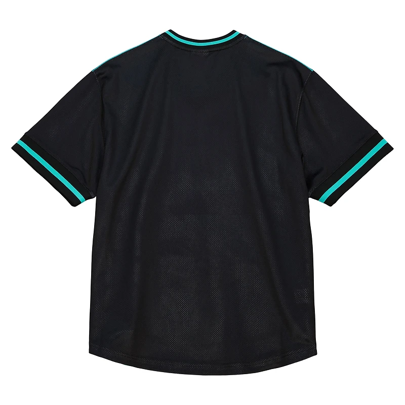 Mitchell & Ness Turquoise Vancouver Grizzlies Jumbotron 3.0 T-shirt à col en V maille pour homme