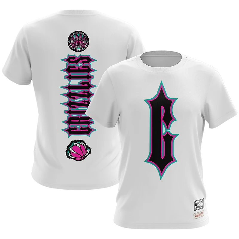 T-shirt homme Mitchell & Ness blanc Vancouver Grizzlies Tripstar