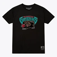T-shirt unisexe Mitchell & Ness noir Vancouver Grizzlies Hardwood Classics Arch