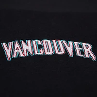 Unisex Mitchell & Ness Black Vancouver Grizzlies Playmaker Vintage Logo T-Shirt