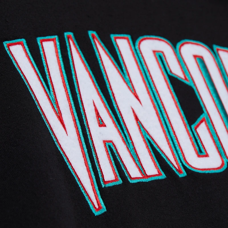 Unisex Mitchell & Ness Black Vancouver Grizzlies Vintage Heavyweight Hoodie