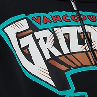 Unisex Mitchell & Ness Mike Bibby Black Vancouver Grizzlies Hardwood Classics Maxxed Out Full-Zip Hoodie
