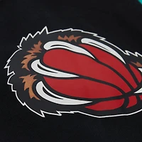 Sweat à capuche zippé unisexe Mitchell & Ness Mike Bibby Black Vancouver Grizzlies Hardwood Classics Maxxed Out