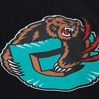 Sweat à capuche zippé unisexe Mitchell & Ness Mike Bibby Black Vancouver Grizzlies Hardwood Classics Maxxed Out