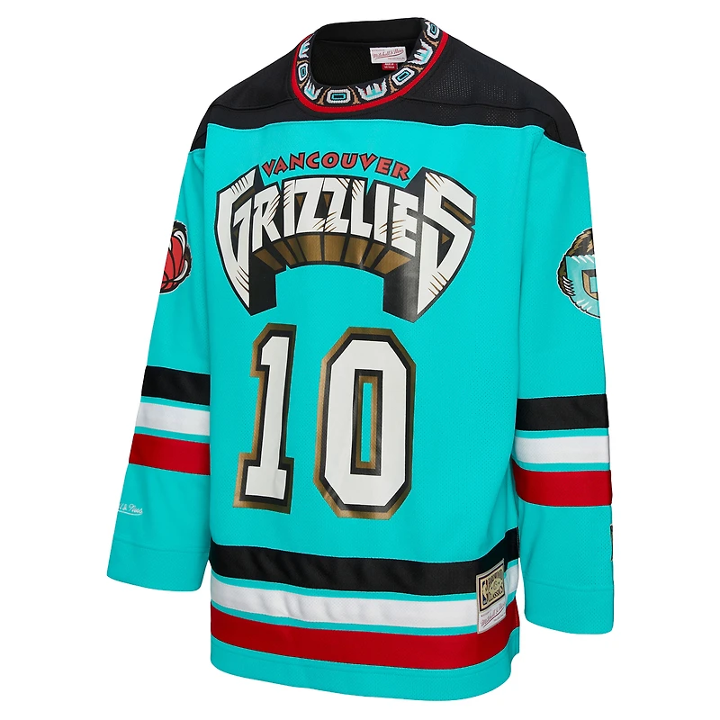 Maillot de hockey unisexe Mitchell & Ness Mike Bibby turquoise des Vancouver Grizzlies Maxxed Out Fashion
