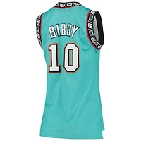 Women's Mitchell & Ness Mike Bibby Turquoise Vancouver Grizzlies 1998/99 Hardwood Classics Swingman Jersey
