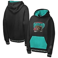 Sweat à capuche en polaire Mitchell & Ness noir pour enfant