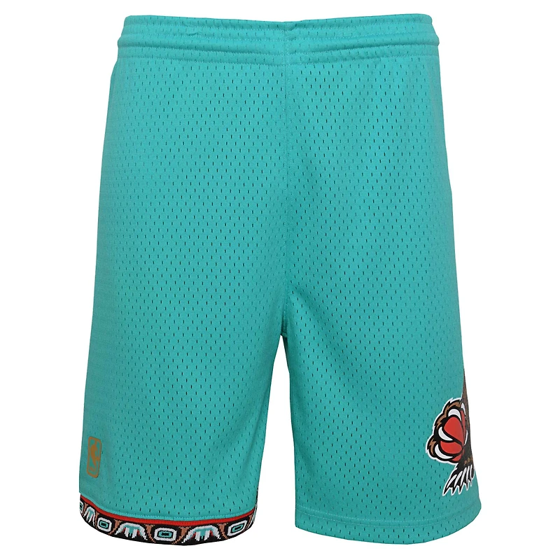 Mitchell & Ness Turquoise Vancouver Grizzlies Hardwood Classics Swingman Short
