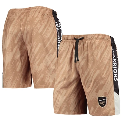 Short en maille statique FOCO Gold Vancouver Warriors pour homme