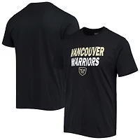 T-shirt Thrive pour hommes avec logo de l'équipe Vancouver Warriors Levelwear noir
