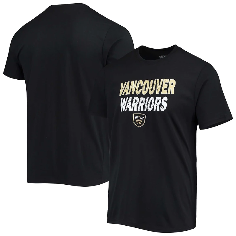 T-shirt Thrive pour hommes avec logo de l'équipe Vancouver Warriors Levelwear noir