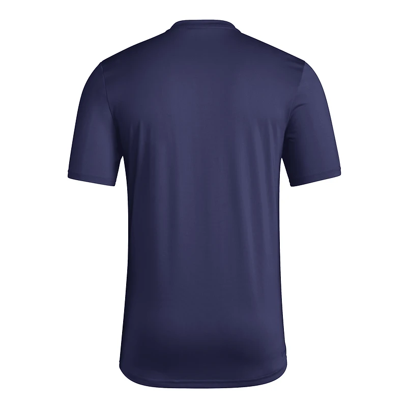 T-shirt d'avant-match bleu marine adidas Vancouver Whitecaps FC pour homme