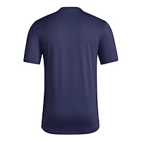 T-shirt d'avant-match bleu marine adidas Vancouver Whitecaps FC pour homme