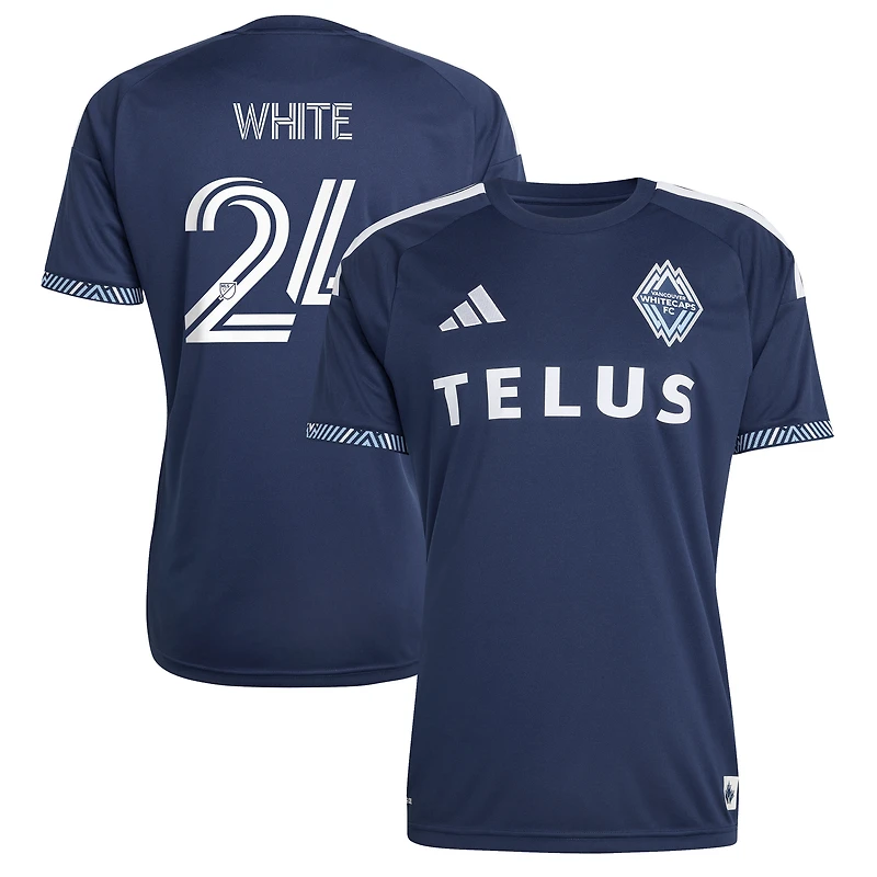 Maillot réplique adidas Brian White bleu Vancouver Whitecaps FC 2026 The Coastal pour homme