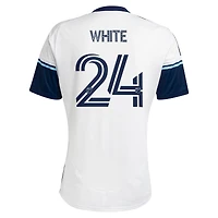 Maillot réplique de joueur The Peak 2025 des Vancouver Whitecaps FC pour homme adidas Brian White