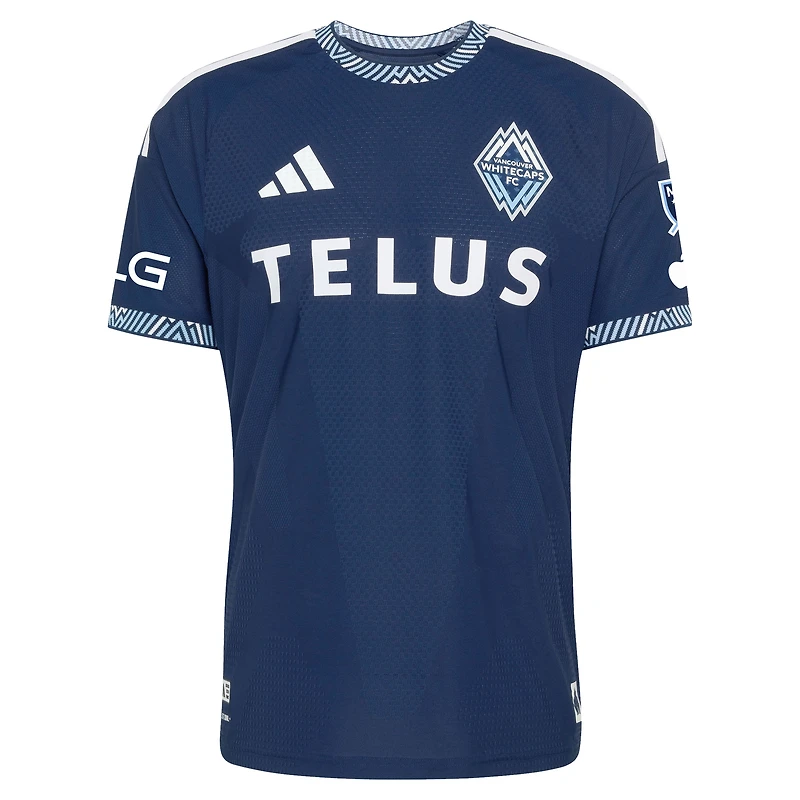 Maillot authentique adidas Deep Sea Blue Vancouver Whitecaps FC 2026 The Coastal pour homme