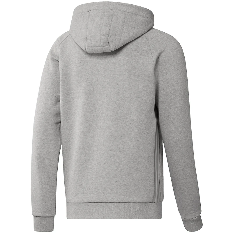 Chandail à capuchon raglan Travel Vancouver Whitecaps FC adidas gris chiné pour homme