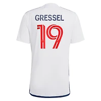 Men's adidas Julian Gressel White Vancouver Whitecaps FC 2023 Bloodlines - Replica Player Jersey