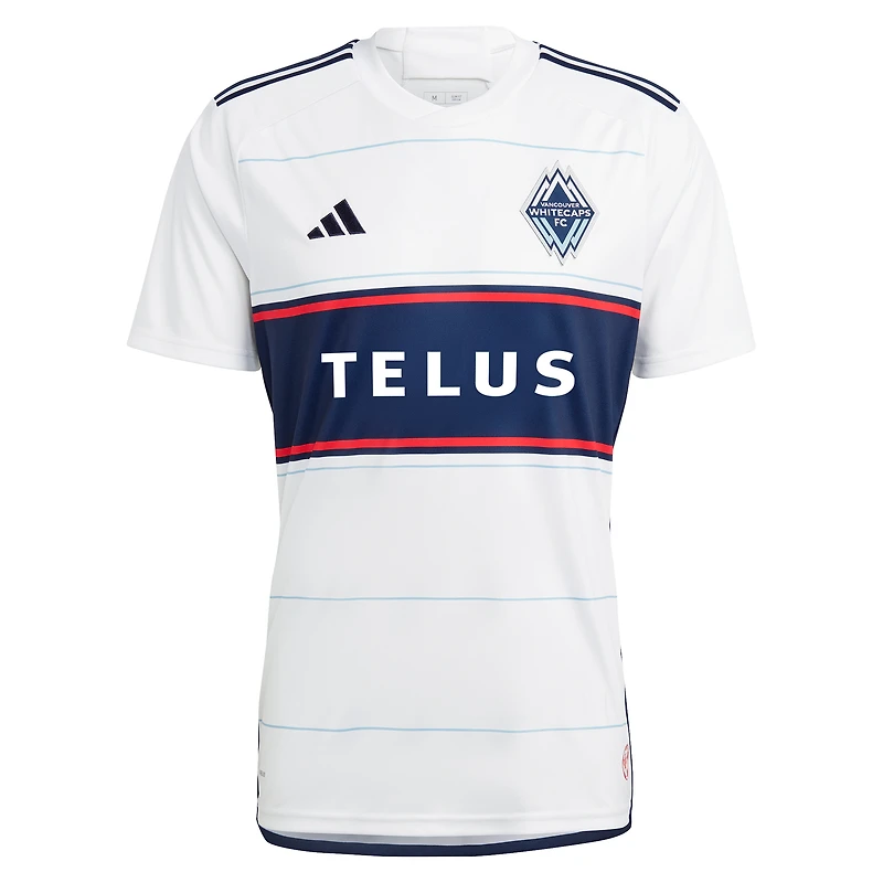 Homme adidas Pedro Vite Blanc Vancouver Whitecaps FC 2023 Bloodlines - Maillot de joueur réplique