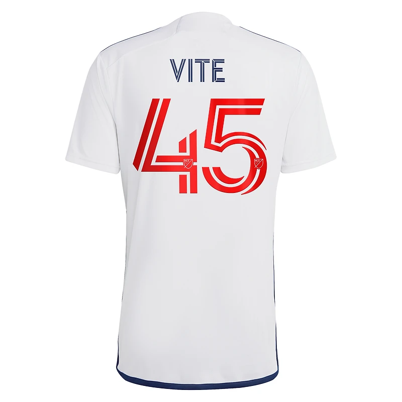 Men's adidas Pedro Vite White Vancouver Whitecaps FC 2023 Bloodlines - Replica Player Jersey