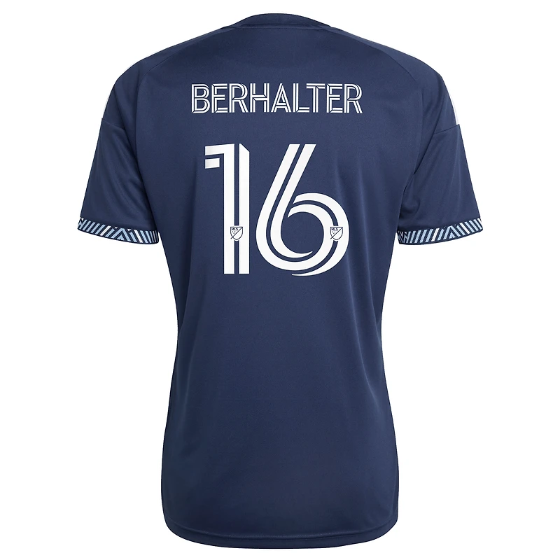 Maillot adidas Sebastian Berhalter pour homme, bleu, Vancouver Whitecaps FC 2026 The Coastal Jersey Replica