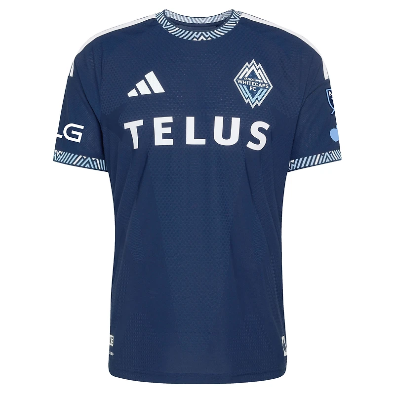 Men's adidas Thomas Müller Blue Vancouver Whitecaps FC 2026 The Coastal Jersey On-Field Authentic Patch