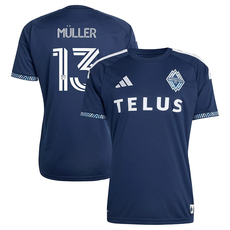 Men's adidas Thomas Müller Navy Vancouver Whitecaps FC 2026 The Coastal Jersey Replica