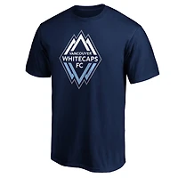 Men's  Deep Sea Blue Vancouver Whitecaps FC Official Logo T-Shirt