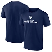 T-shirt blanc pour homme avec logo Vancouver Whitecaps FC