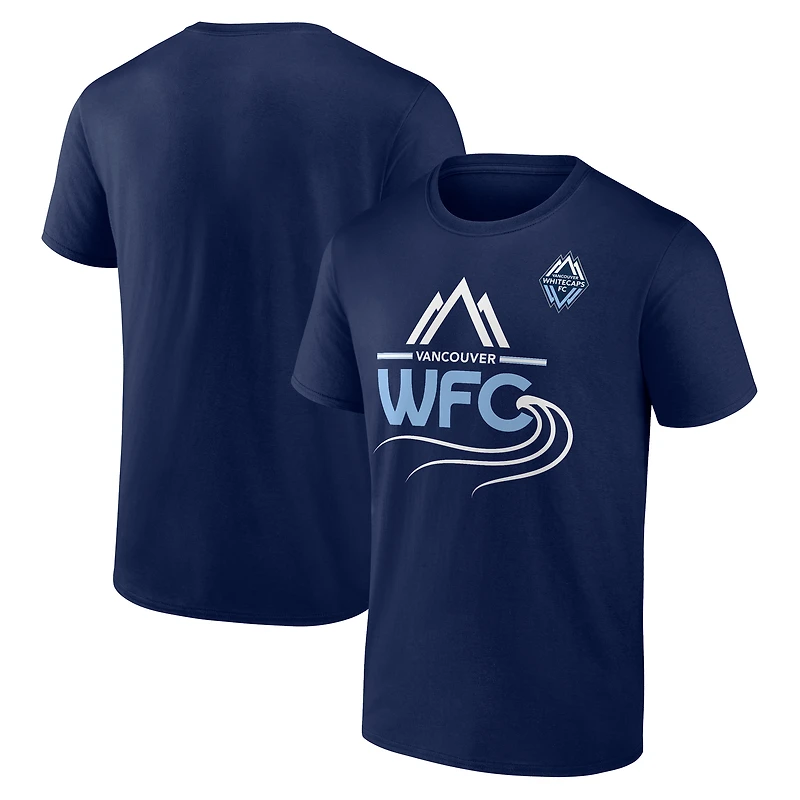 Men's Deep Sea Blue Vancouver Whitecaps FC Team Chant T-Shirt