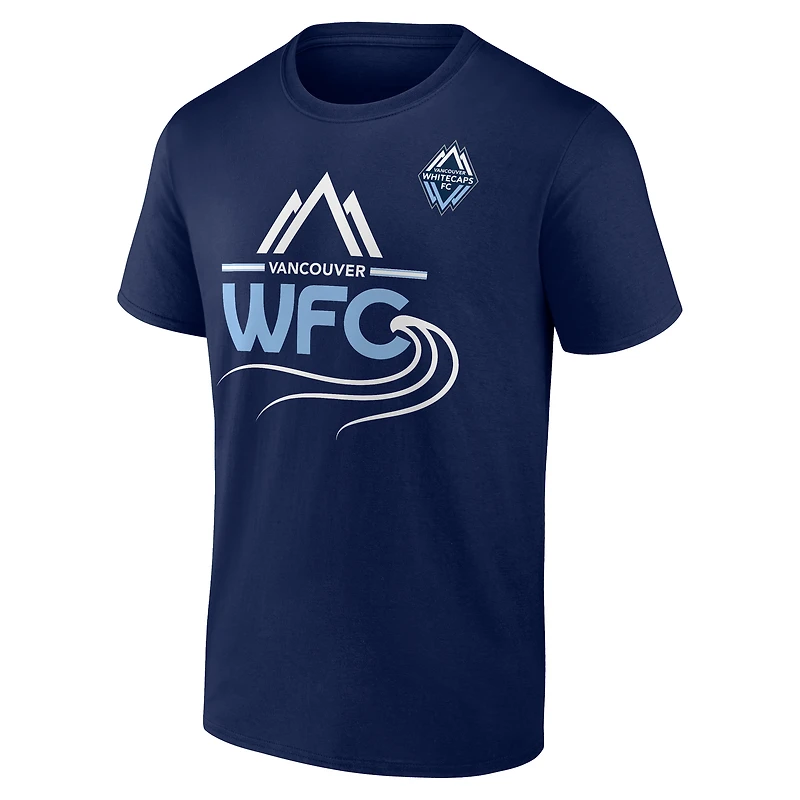 Men's Deep Sea Blue Vancouver Whitecaps FC Team Chant T-Shirt