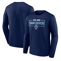 Men's  Deep Sea Blue Vancouver Whitecaps FC We Are Icon Long Sleeve T-Shirt