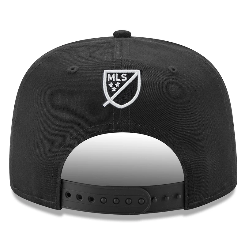 Casquette réglable de golfeur New Era noire Vancouver Whitecaps FC 2024 Kick Off Collection pour homme