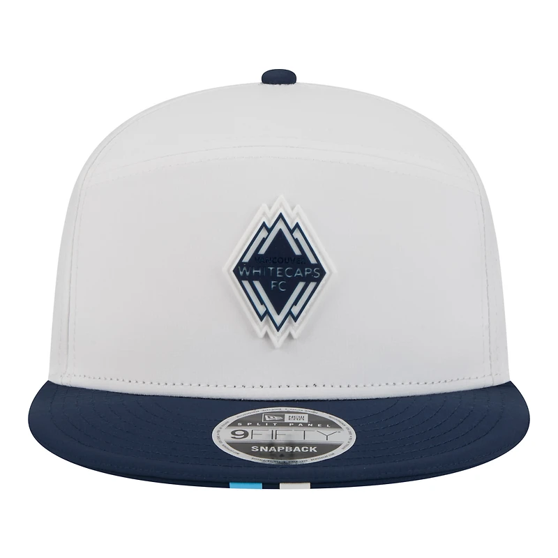 Casquette snapback New Era bleue Vancouver Whitecaps FC 2026 MLS Kick Off 9FIFTY pour homme