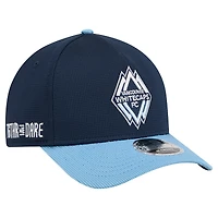 Casquette ajustable New Era Deep Sea Blue Vancouver Whitecaps FC Jersey Hook 9FORTY M-Crown A-Frame pour homme