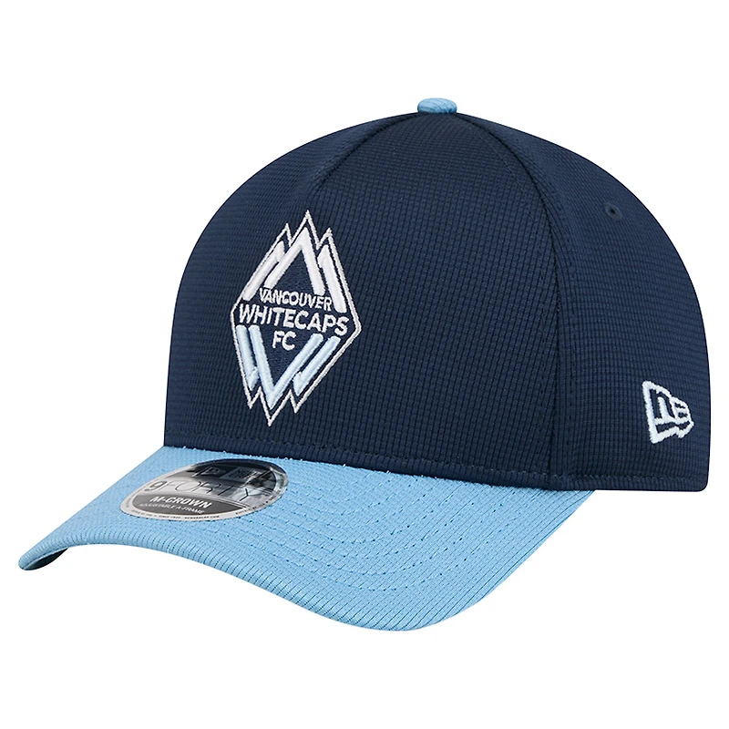 Men's New Era Deep Sea Blue Vancouver Whitecaps FC Jersey Hook 9FORTY M-Crown A-Frame Adjustable Hat