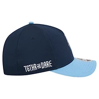 Casquette ajustable New Era Deep Sea Blue Vancouver Whitecaps FC Jersey Hook 9FORTY M-Crown A-Frame pour homme