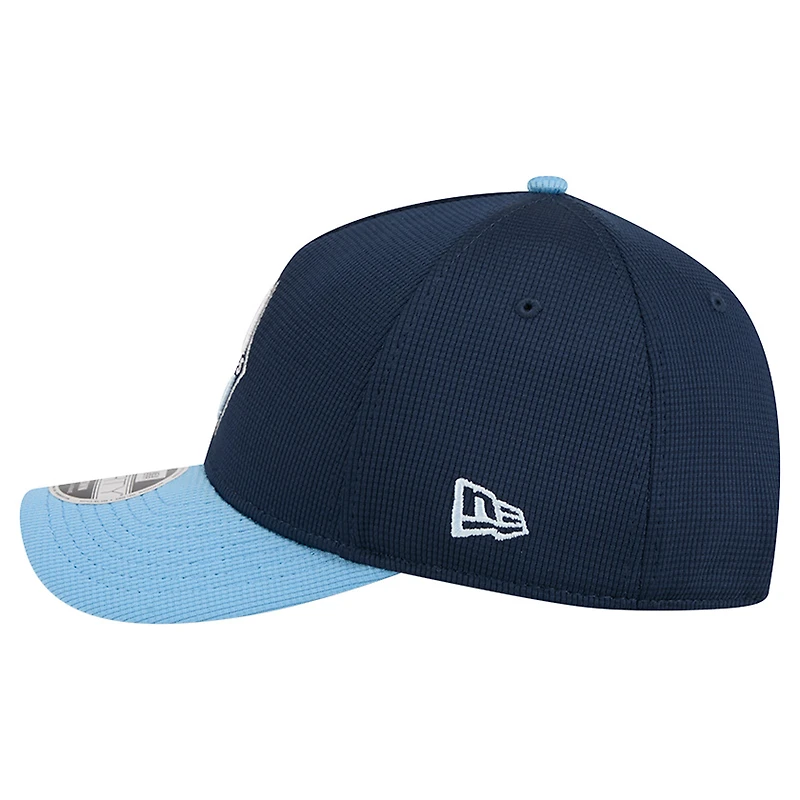 Casquette ajustable New Era Deep Sea Blue Vancouver Whitecaps FC Jersey Hook 9FORTY M-Crown A-Frame pour homme