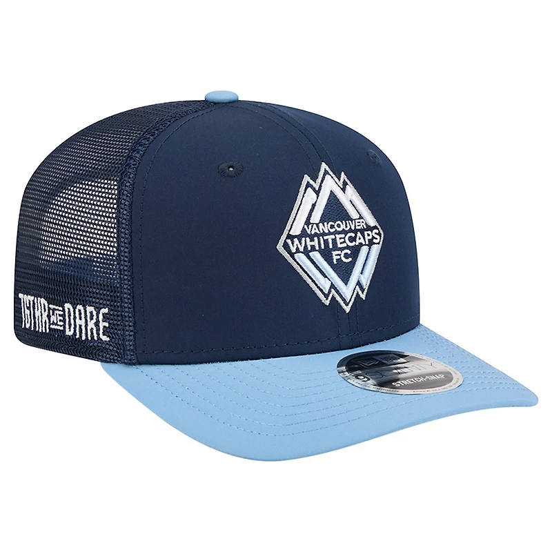 Men's New Era  Deep Sea Blue Vancouver Whitecaps FC Jersey Hook 9SEVENTY Adjustable Hat