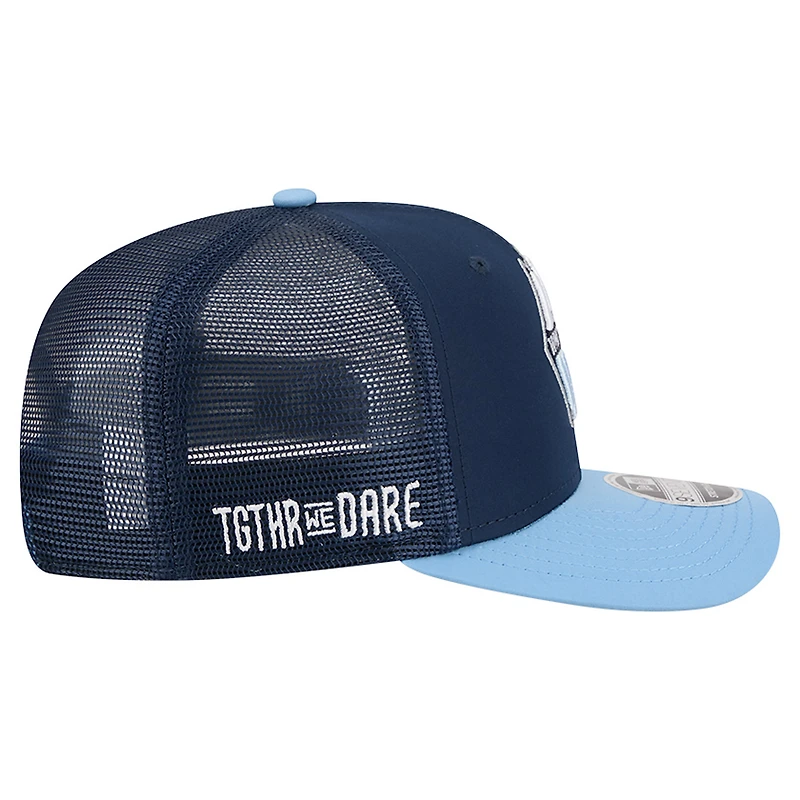 Men's New Era  Deep Sea Blue Vancouver Whitecaps FC Jersey Hook 9SEVENTY Adjustable Hat